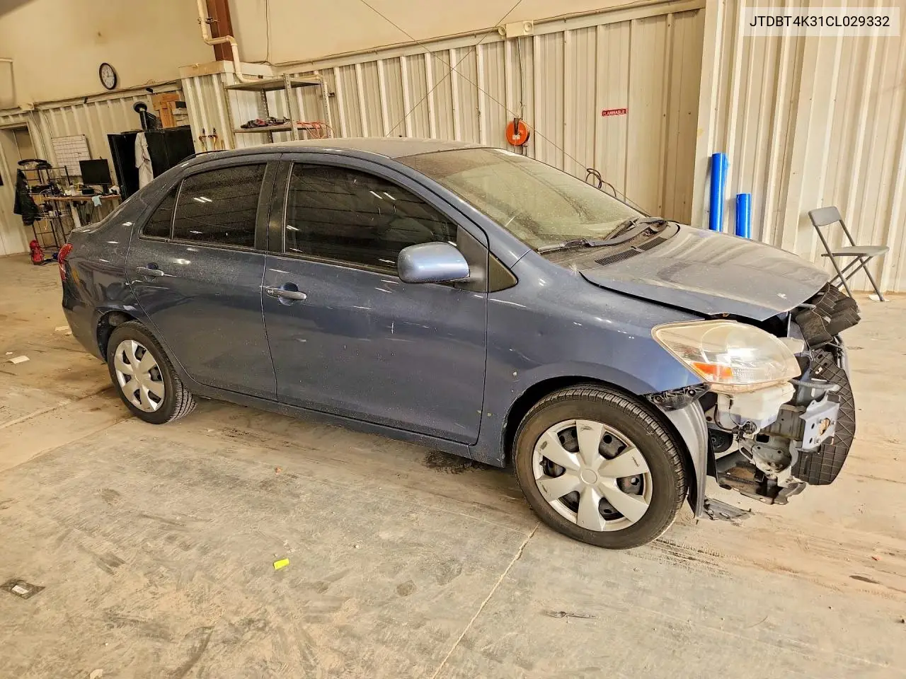 2012 Toyota Yaris Fleet VIN: JTDBT4K31CL029332 Lot: 61152766