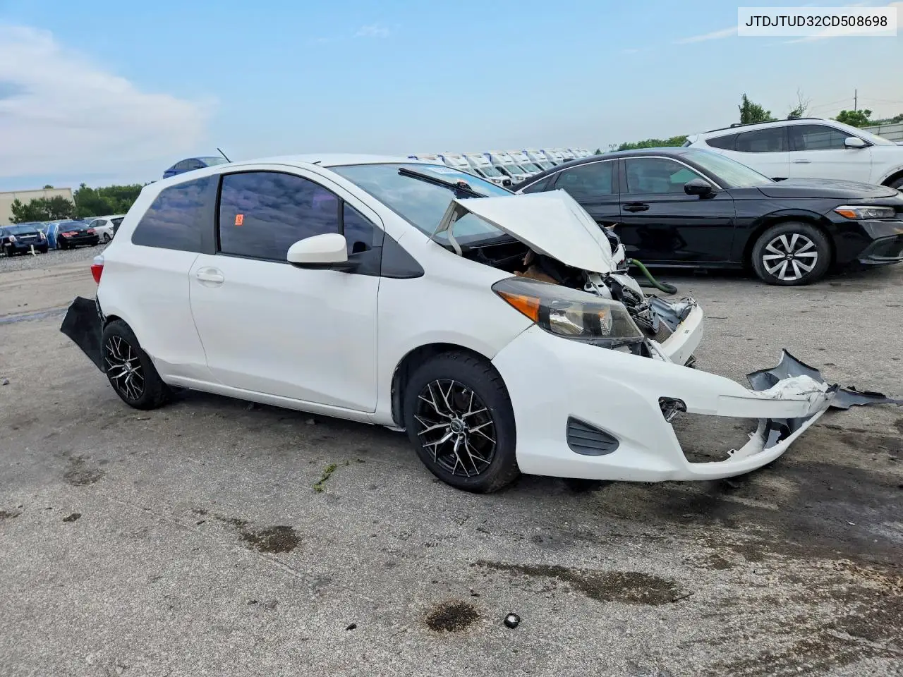 2012 Toyota Yaris 3-Door L VIN: JTDJTUD32CD508698 Lot: 61568976