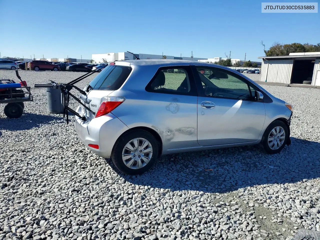 2012 Toyota Yaris VIN: JTDJTUD30CD535883 Lot: 76375875