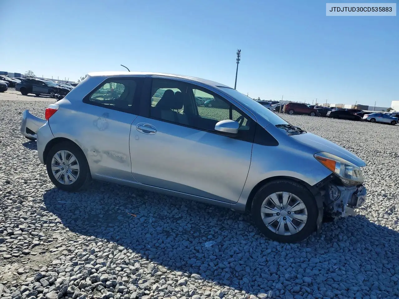 2012 Toyota Yaris VIN: JTDJTUD30CD535883 Lot: 76375875
