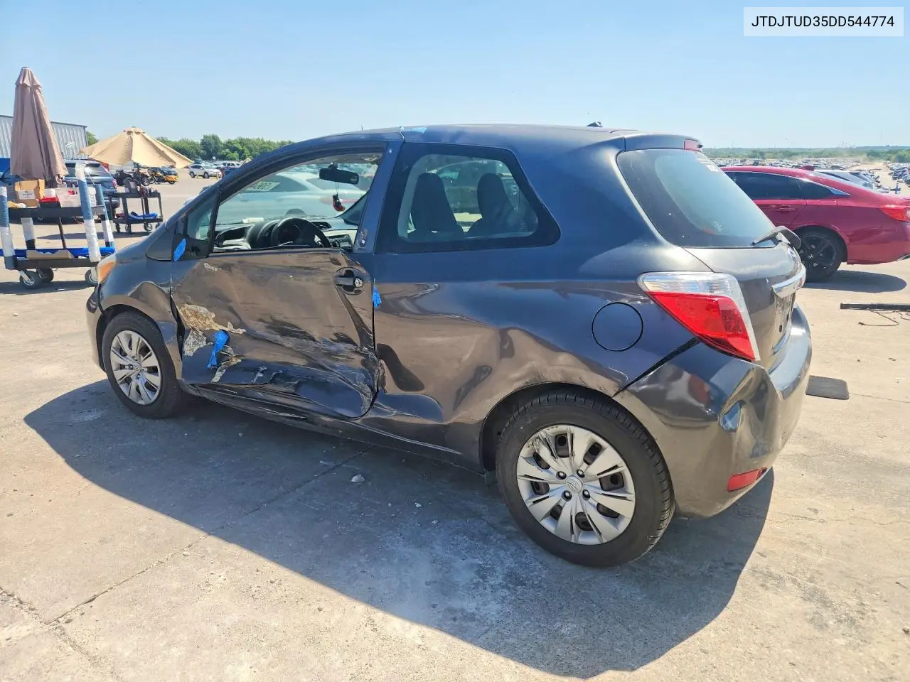 2013 Toyota Yaris 3-Door L VIN: JTDJTUD35DD544774 Lot: 59644706