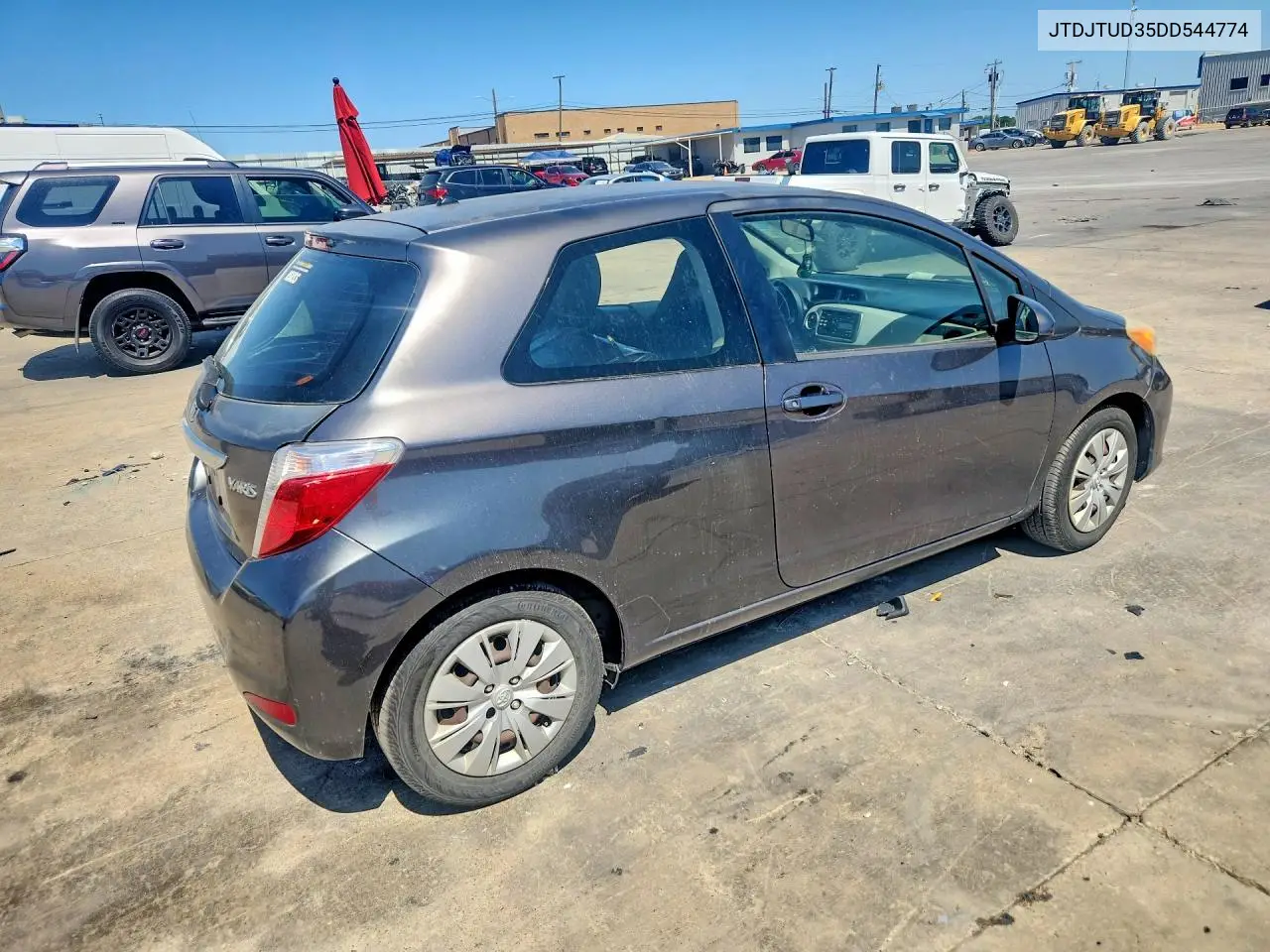 2013 Toyota Yaris 3-Door L VIN: JTDJTUD35DD544774 Lot: 59644706