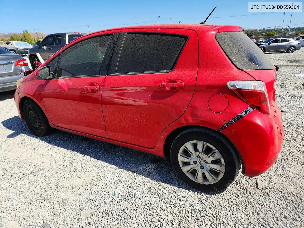 2013 Toyota Yaris 5-Door Le VIN: JTDKTUD34DD559304 Lot: 59878366