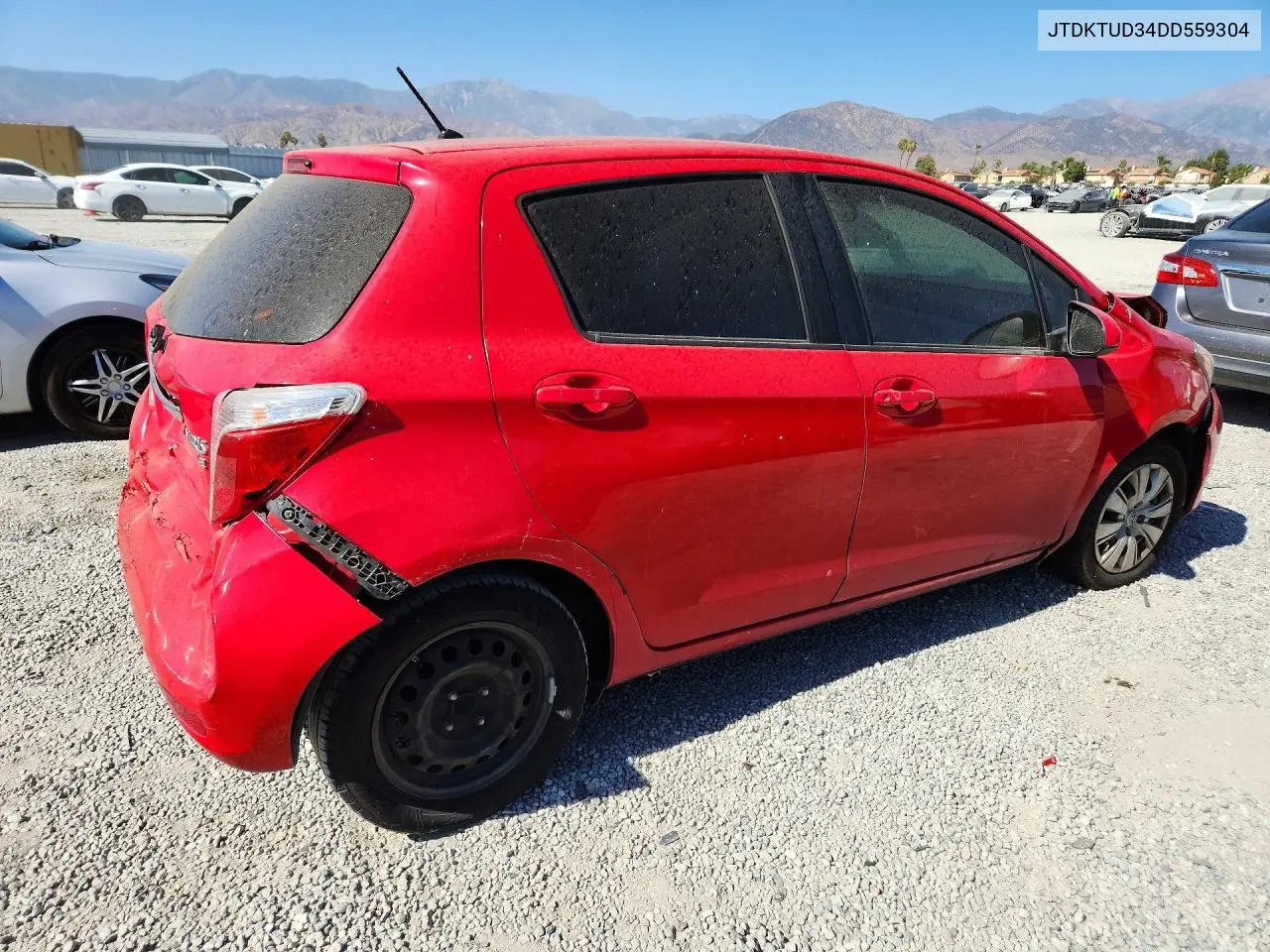 2013 Toyota Yaris 5-Door Le VIN: JTDKTUD34DD559304 Lot: 59878366