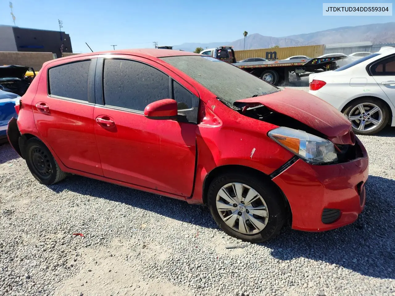 2013 Toyota Yaris 5-Door Le VIN: JTDKTUD34DD559304 Lot: 59878366