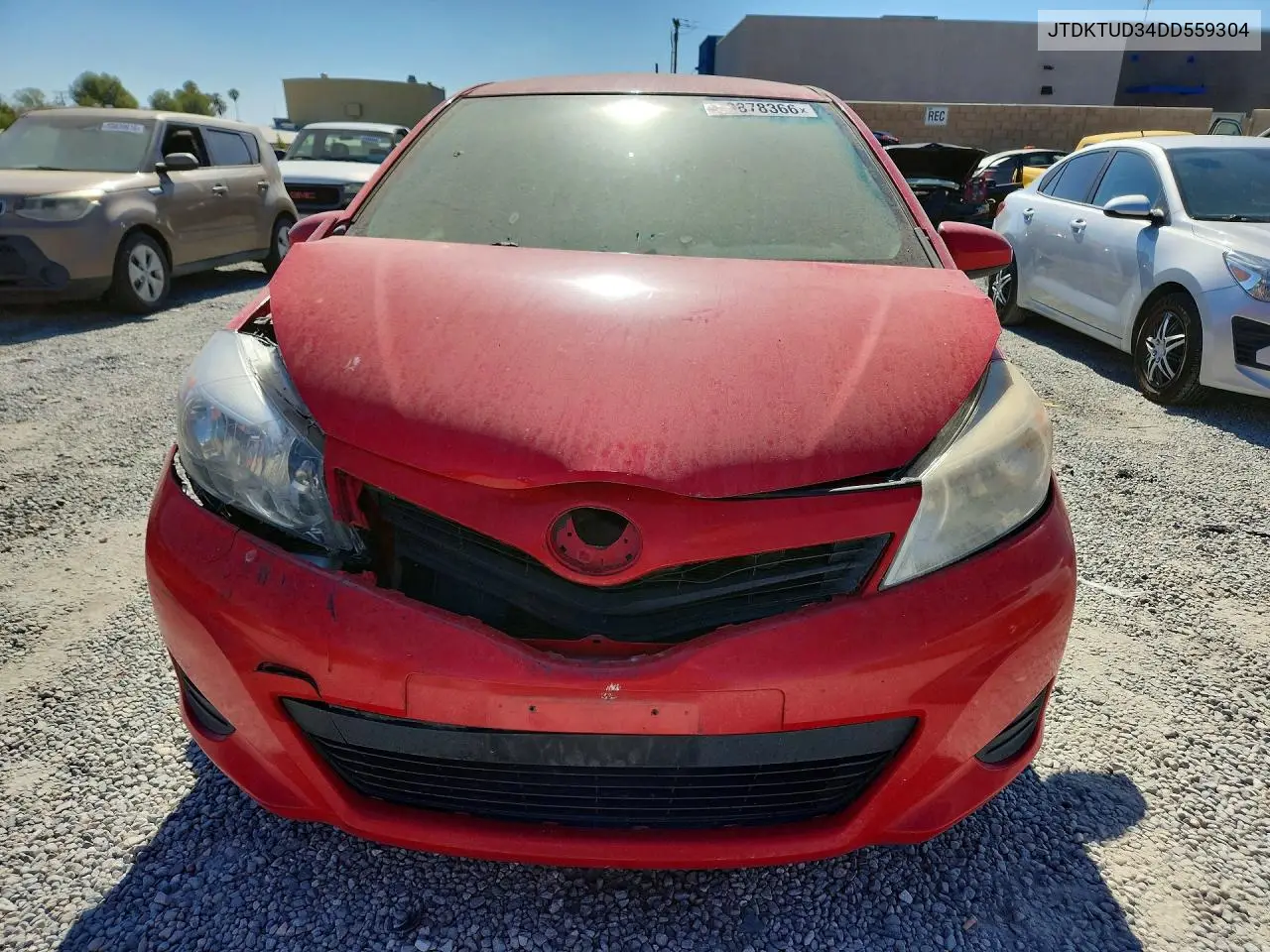 2013 Toyota Yaris 5-Door Le VIN: JTDKTUD34DD559304 Lot: 59878366