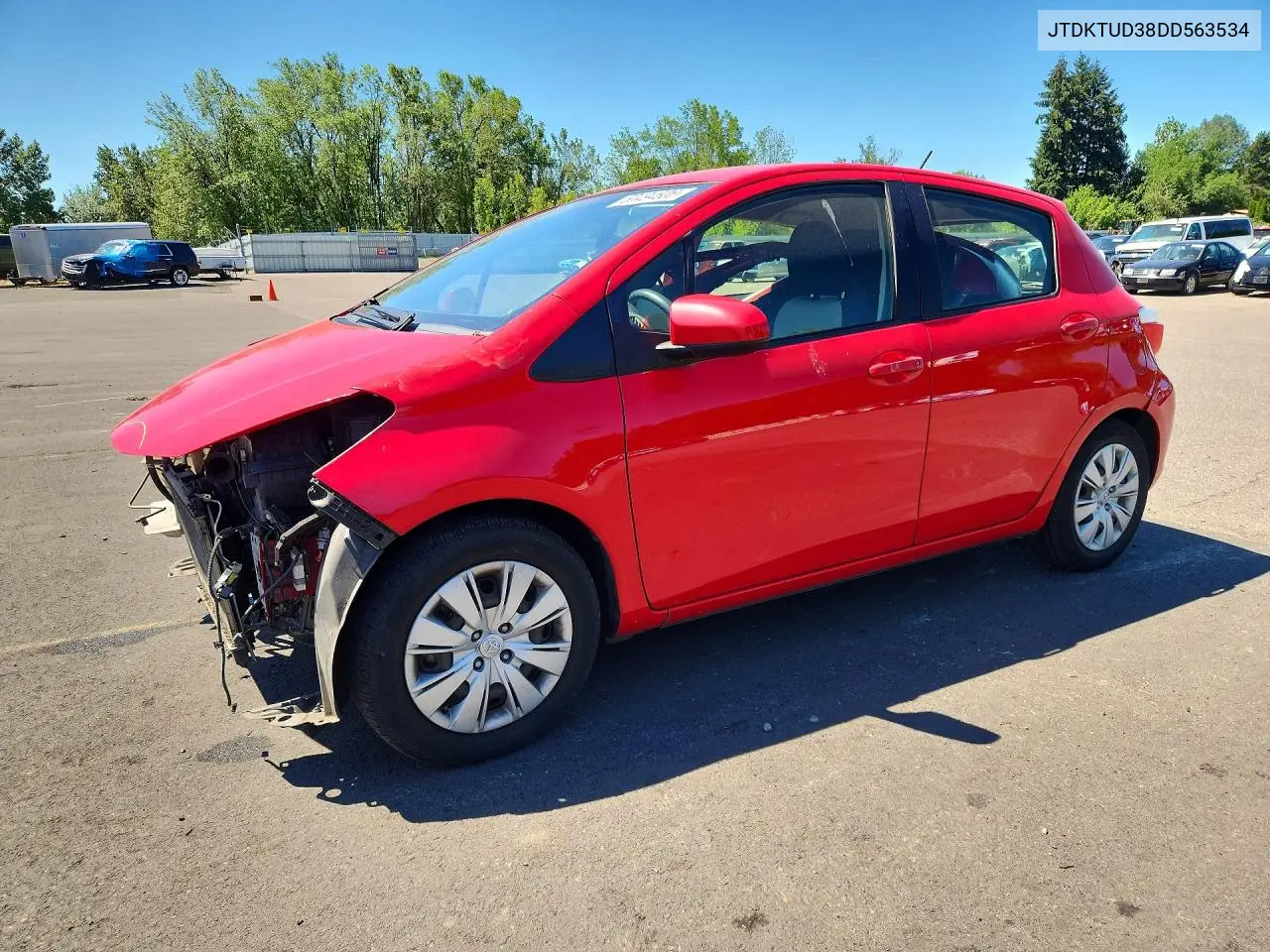 2013 Toyota Yaris 5-Door Le VIN: JTDKTUD38DD563534 Lot: 60494806