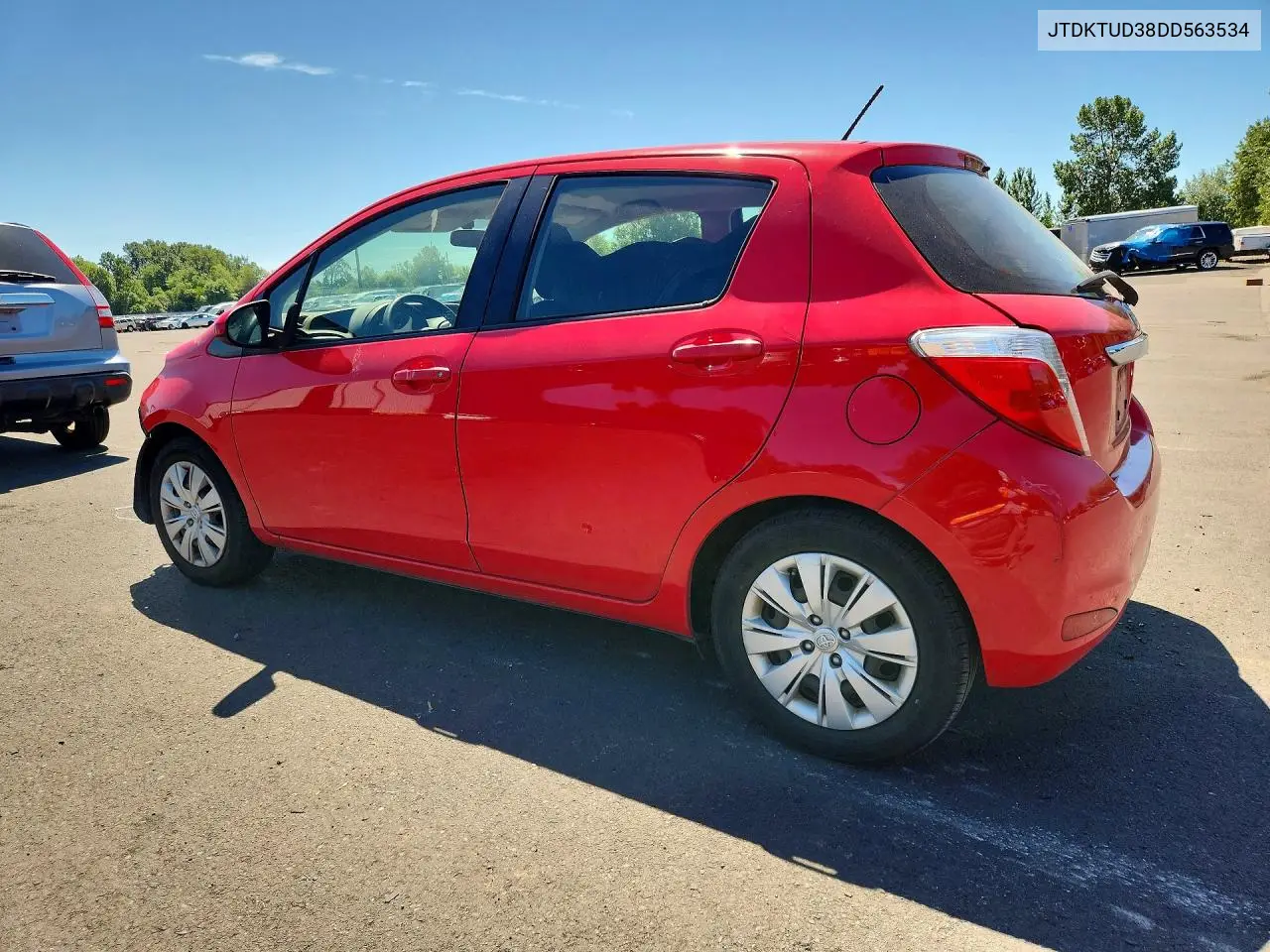 2013 Toyota Yaris 5-Door Le VIN: JTDKTUD38DD563534 Lot: 60494806
