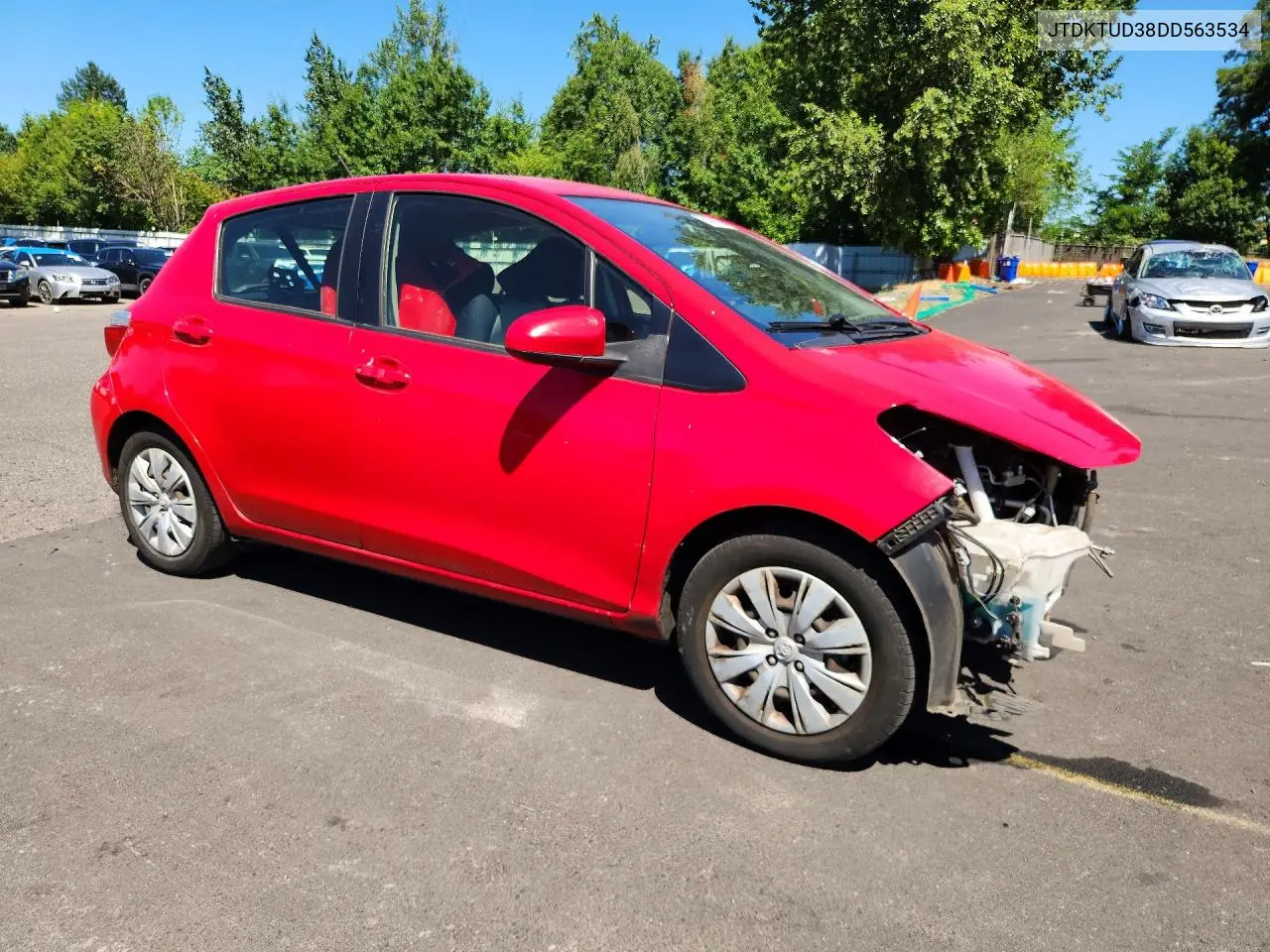 2013 Toyota Yaris 5-Door Le VIN: JTDKTUD38DD563534 Lot: 60494806
