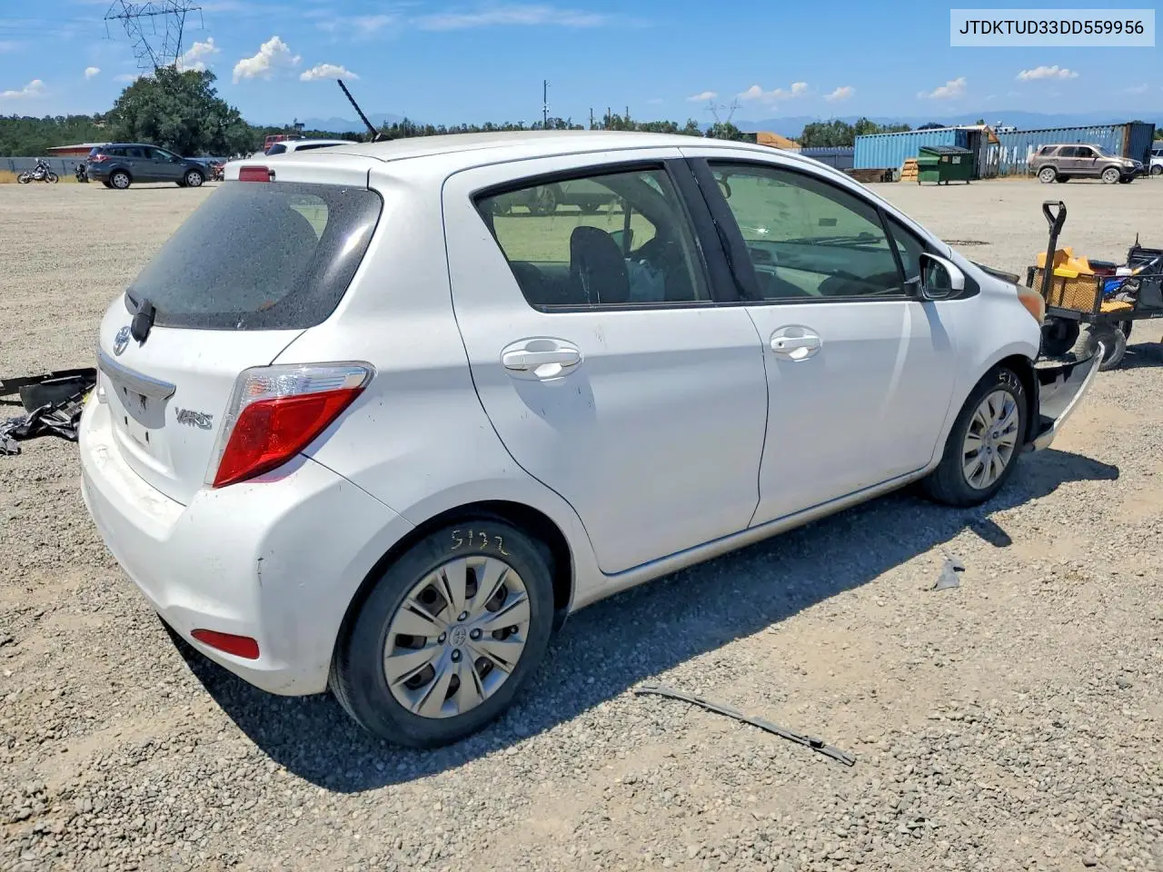 2013 Toyota Yaris 5-Door L VIN: JTDKTUD33DD559956 Lot: 60878416