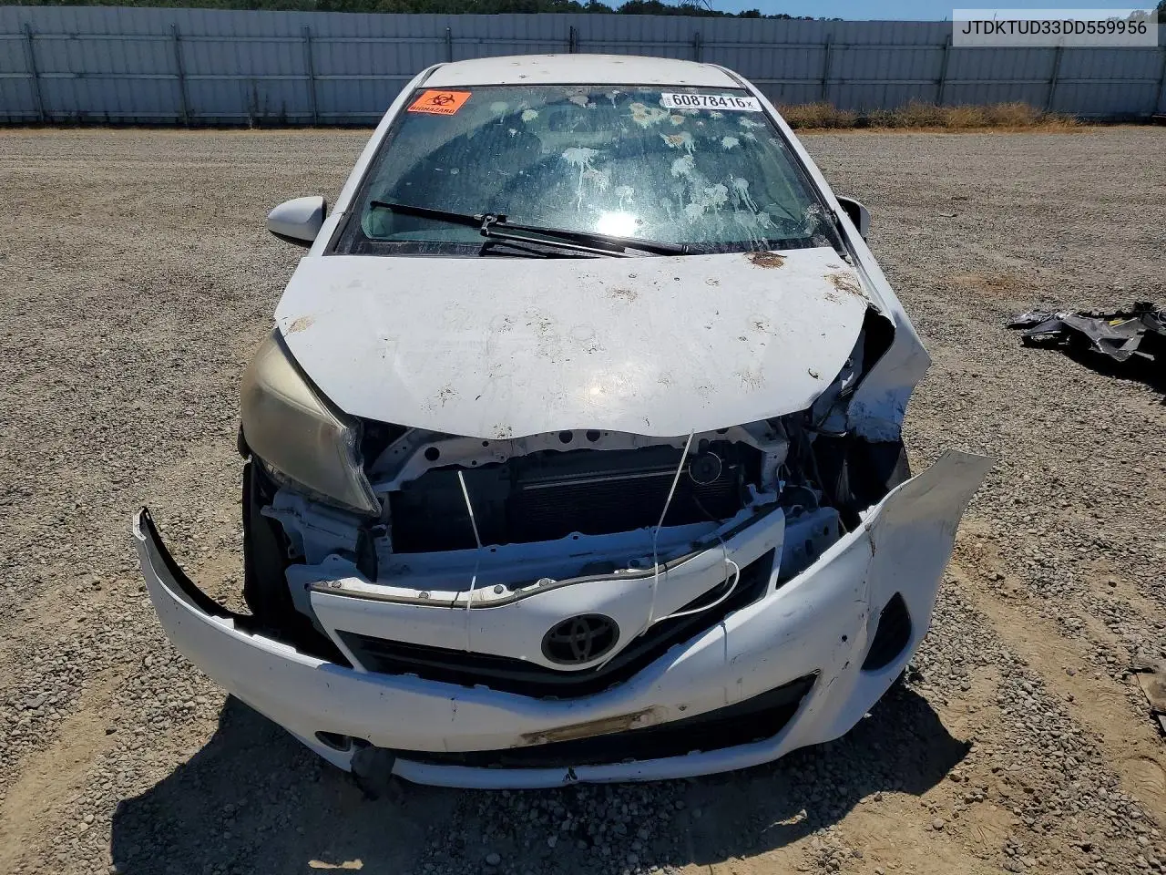 2013 Toyota Yaris 5-Door L VIN: JTDKTUD33DD559956 Lot: 60878416