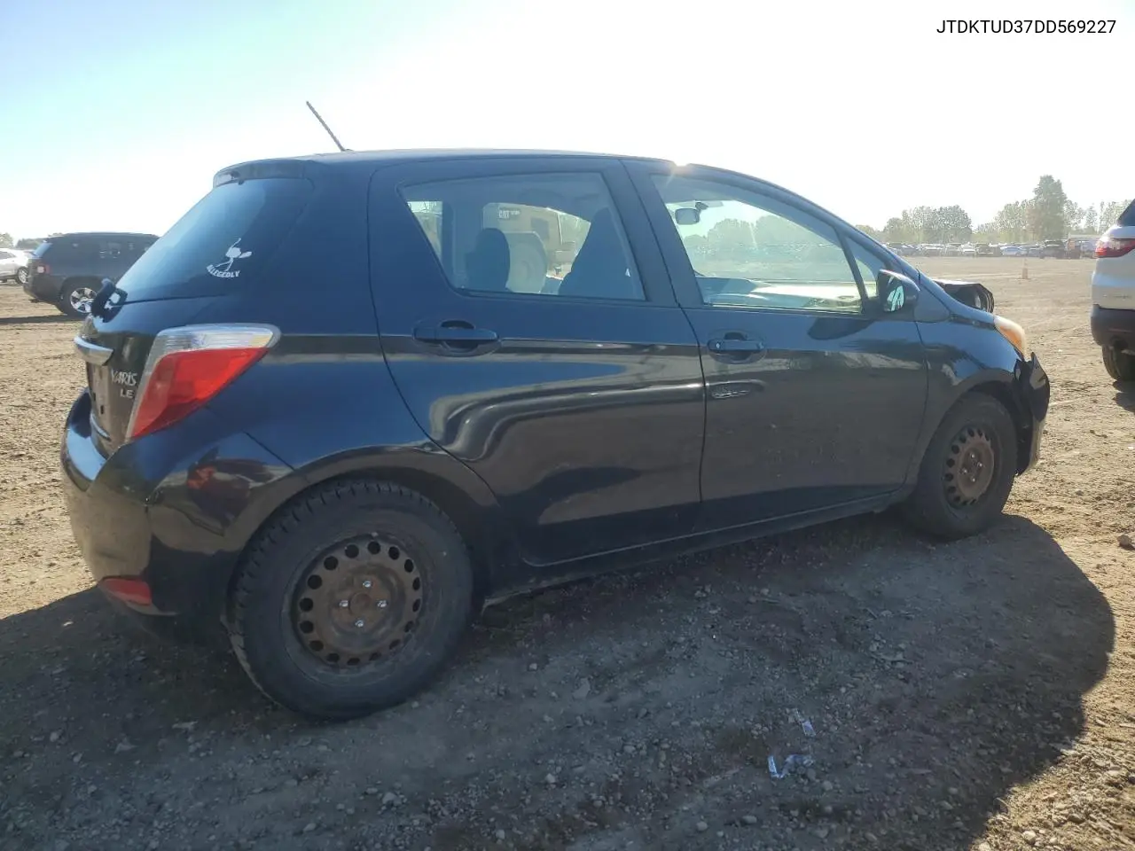 JTDKTUD37DD569227 2013 Toyota Yaris
