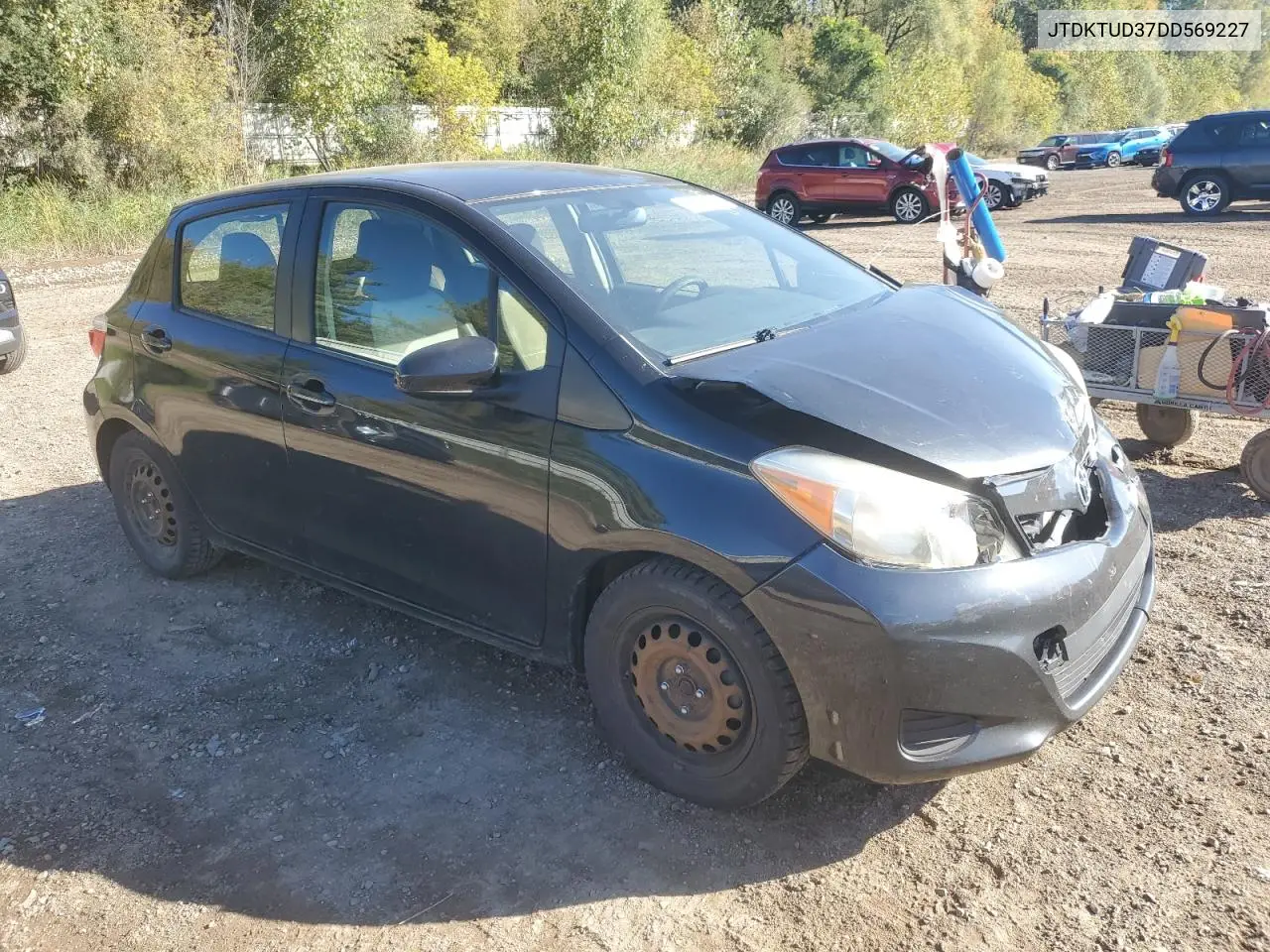 JTDKTUD37DD569227 2013 Toyota Yaris