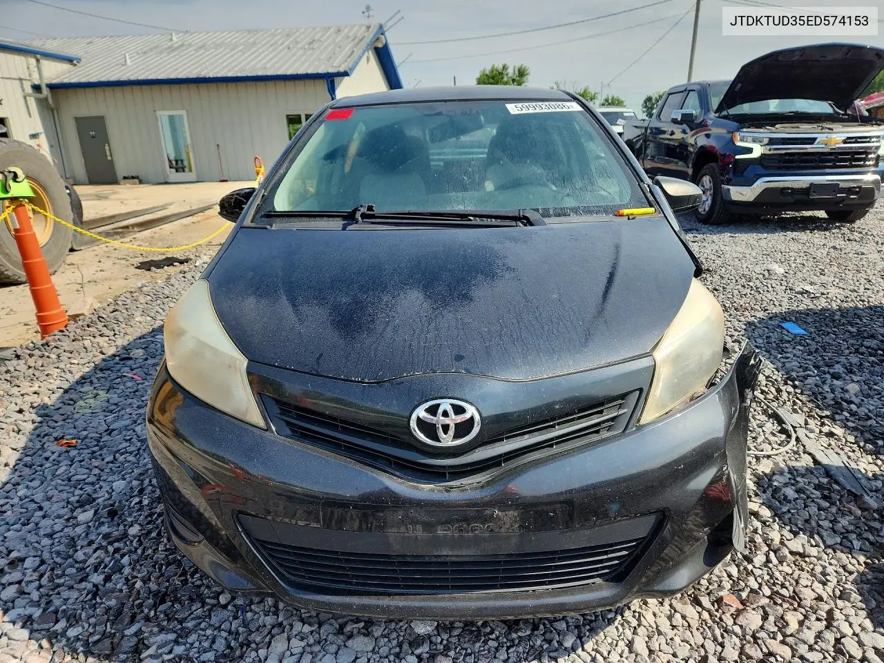 2014 Toyota Yaris 5-Door Le VIN: JTDKTUD35ED574153 Lot: 59993086