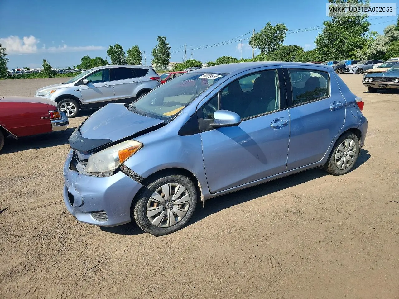 2014 Toyota Yaris 5-Door L VIN: VNKKTUD31EA002053 Lot: 60059356