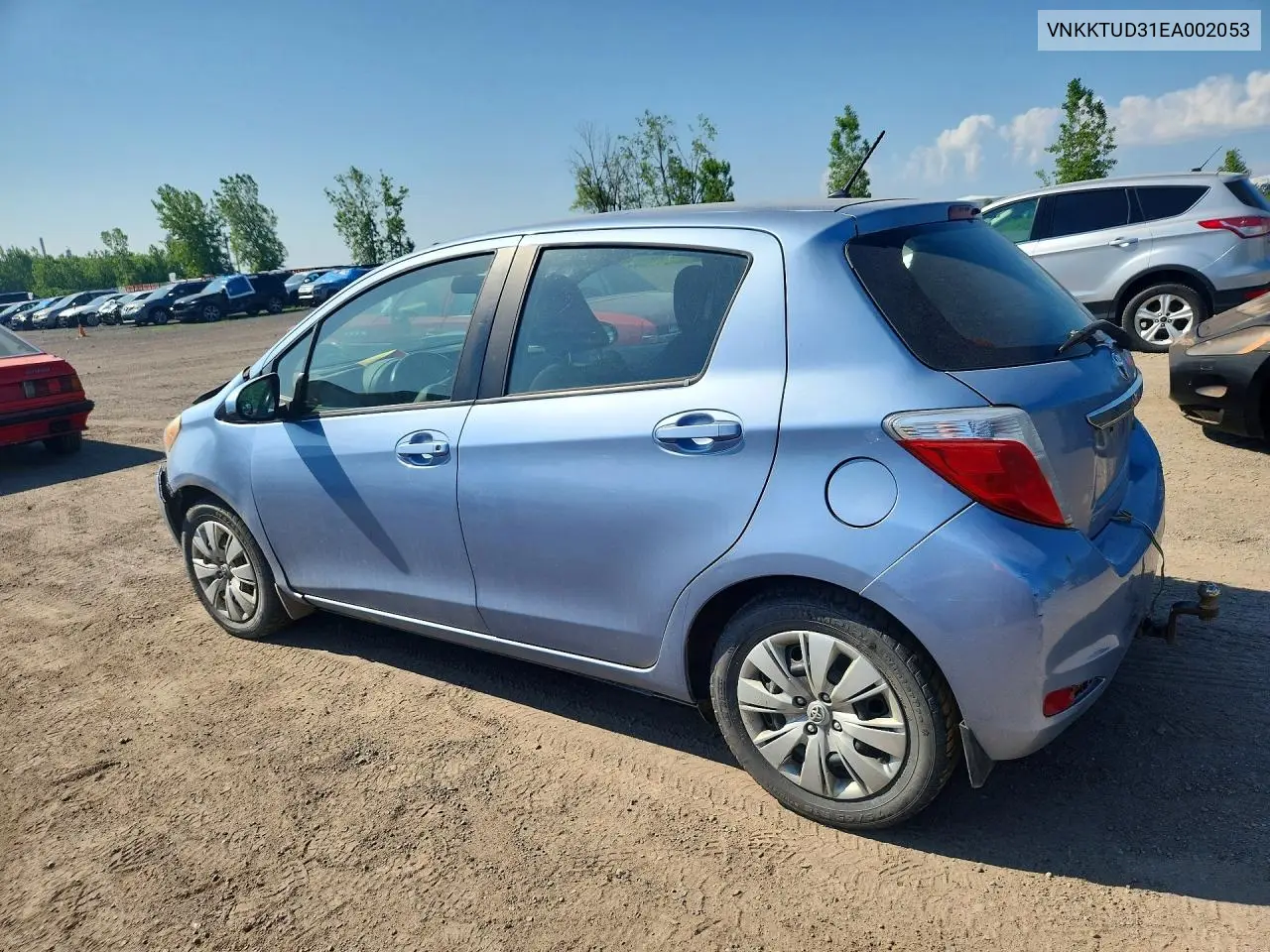 2014 Toyota Yaris 5-Door L VIN: VNKKTUD31EA002053 Lot: 60059356