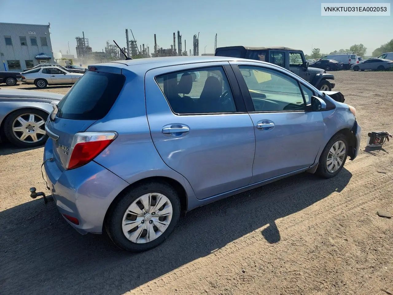 2014 Toyota Yaris 5-Door L VIN: VNKKTUD31EA002053 Lot: 60059356