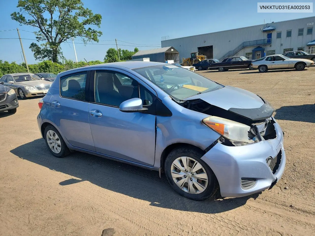 2014 Toyota Yaris 5-Door L VIN: VNKKTUD31EA002053 Lot: 60059356