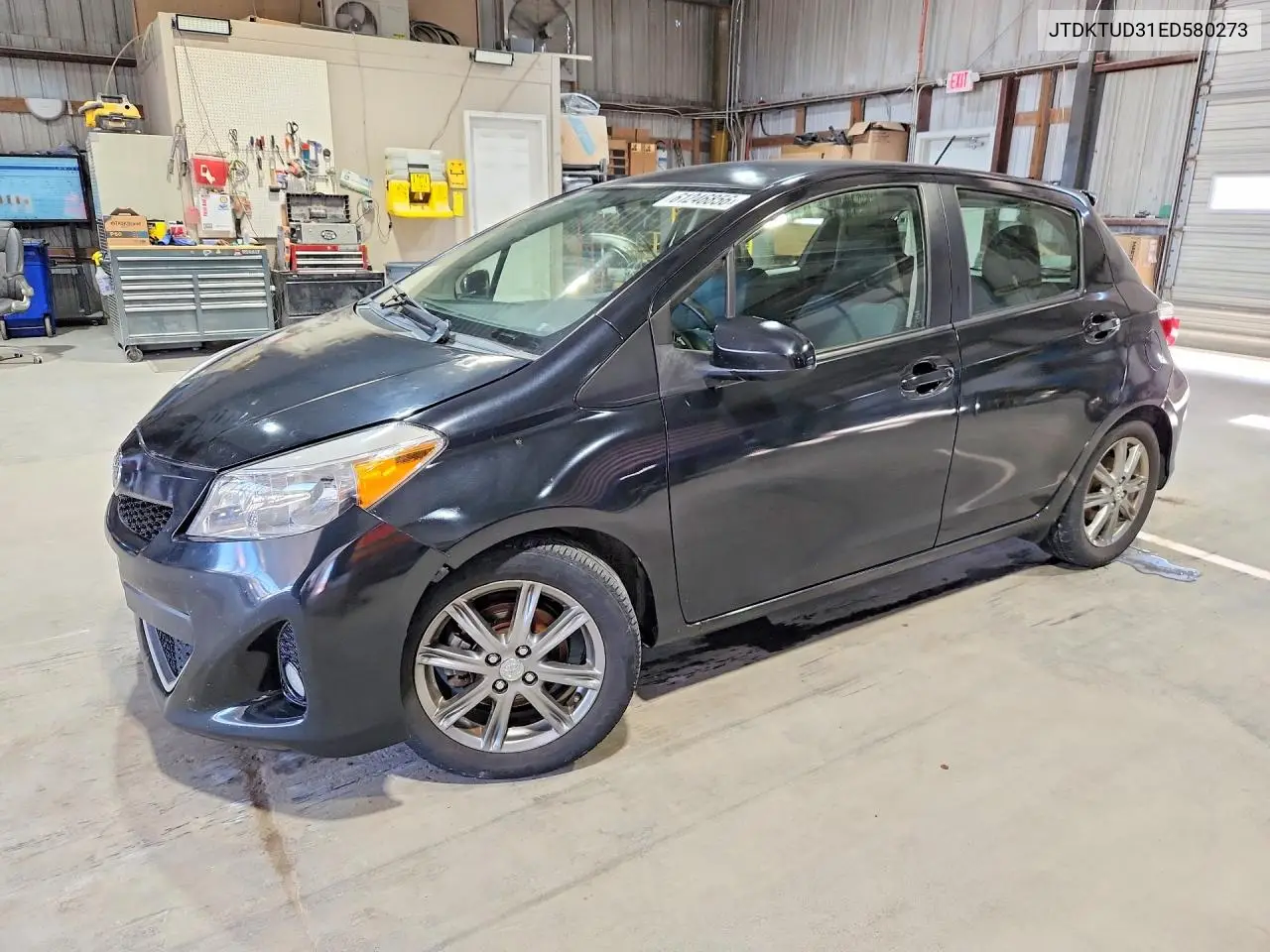2014 Toyota Yaris 5-Door Se VIN: JTDKTUD31ED580273 Lot: 61246856