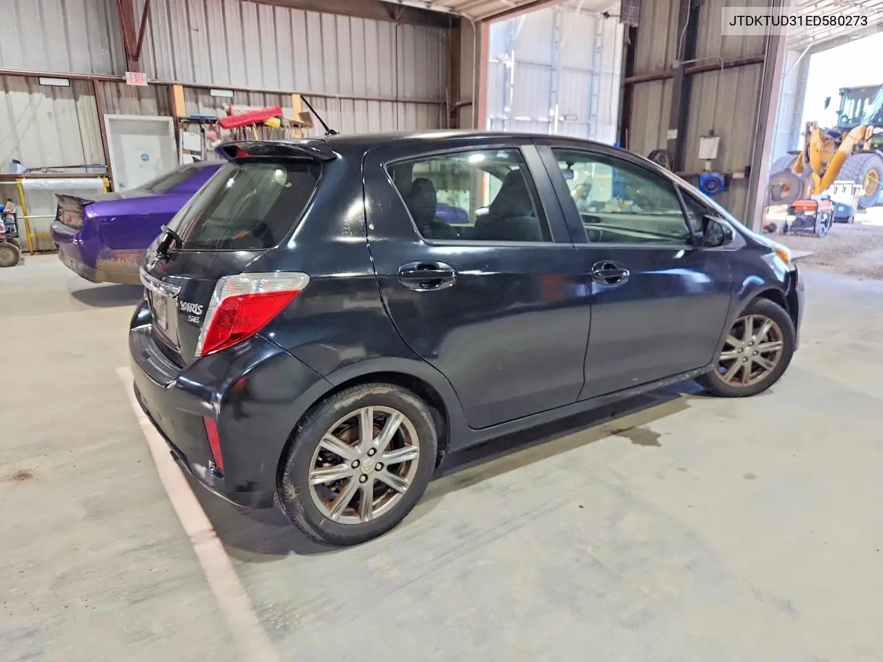 2014 Toyota Yaris 5-Door Se VIN: JTDKTUD31ED580273 Lot: 61246856