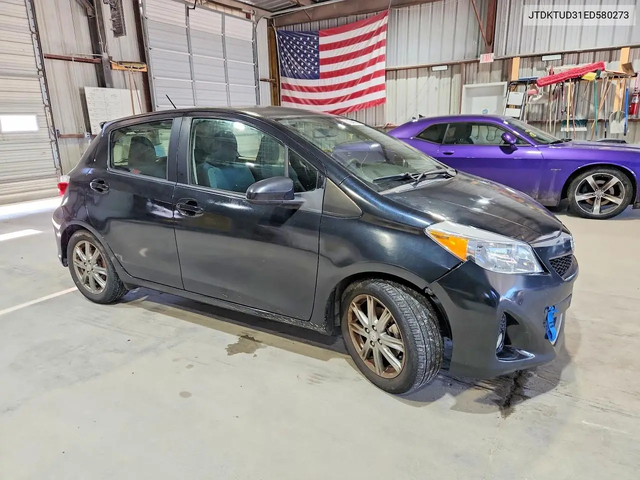 2014 Toyota Yaris 5-Door Se VIN: JTDKTUD31ED580273 Lot: 61246856