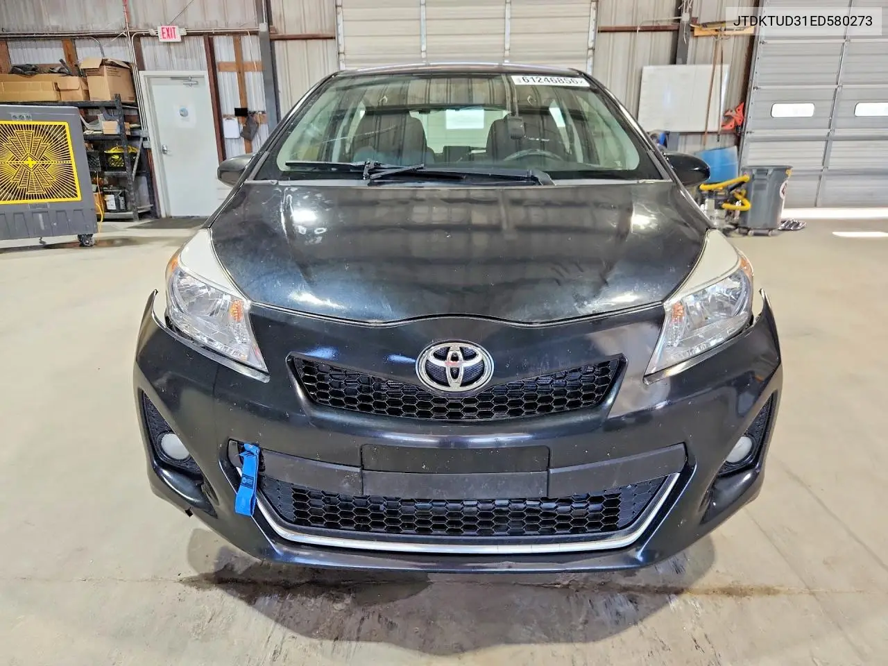 2014 Toyota Yaris 5-Door Se VIN: JTDKTUD31ED580273 Lot: 61246856