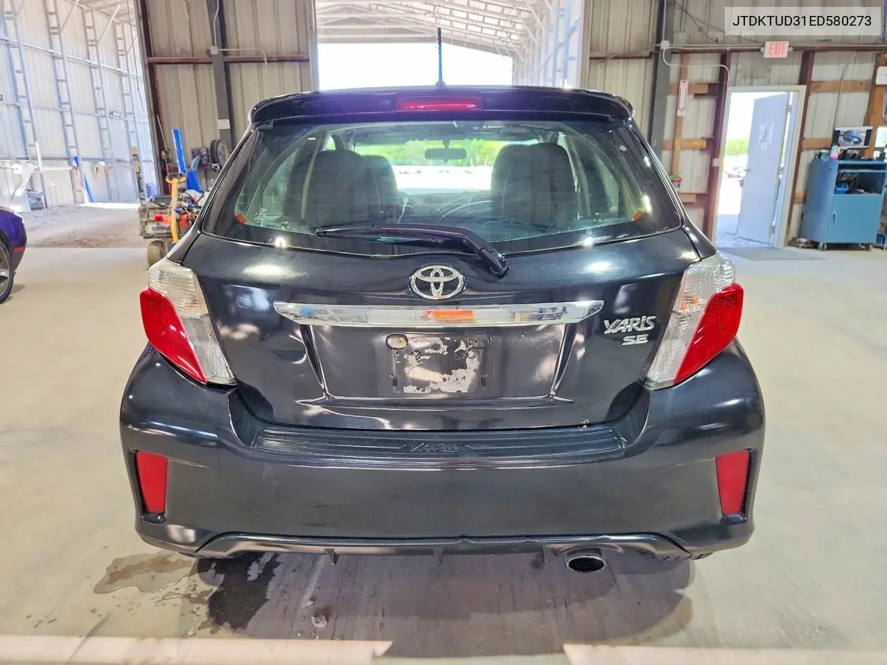 2014 Toyota Yaris 5-Door Se VIN: JTDKTUD31ED580273 Lot: 61246856
