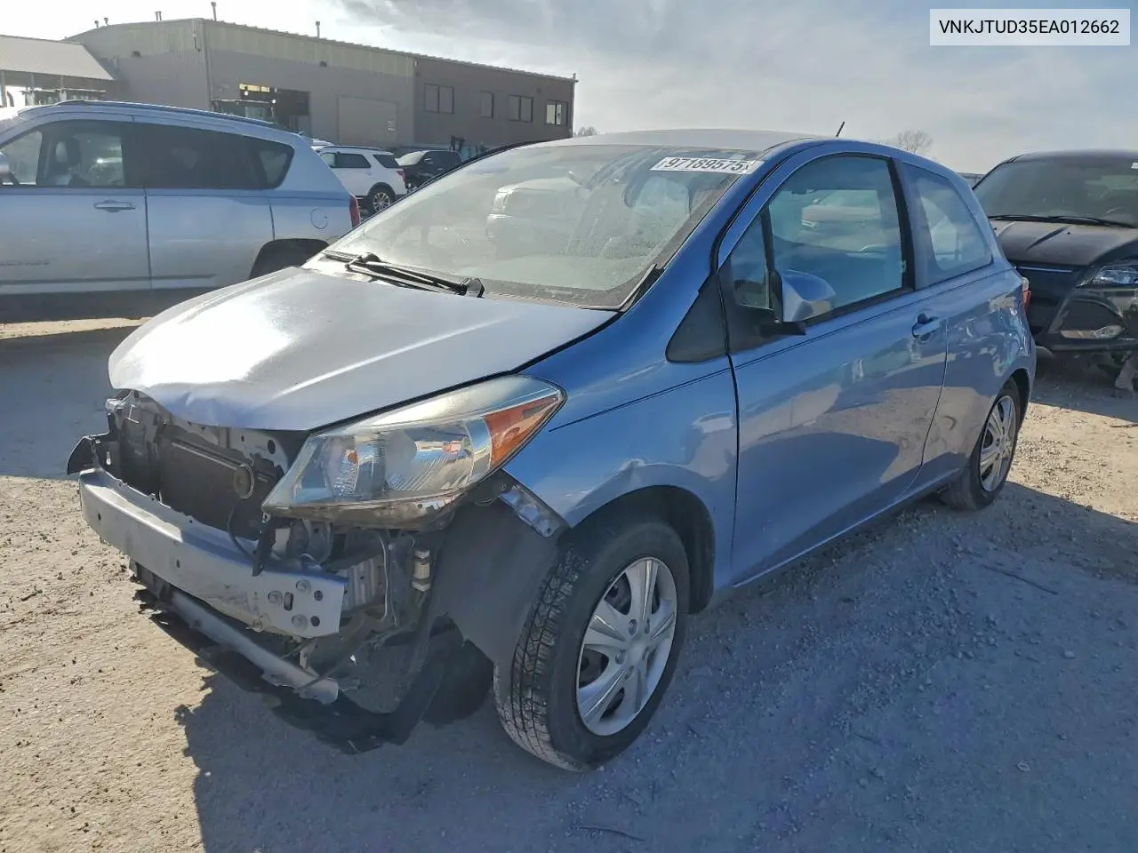 VNKJTUD35EA012662 2014 Toyota Yaris