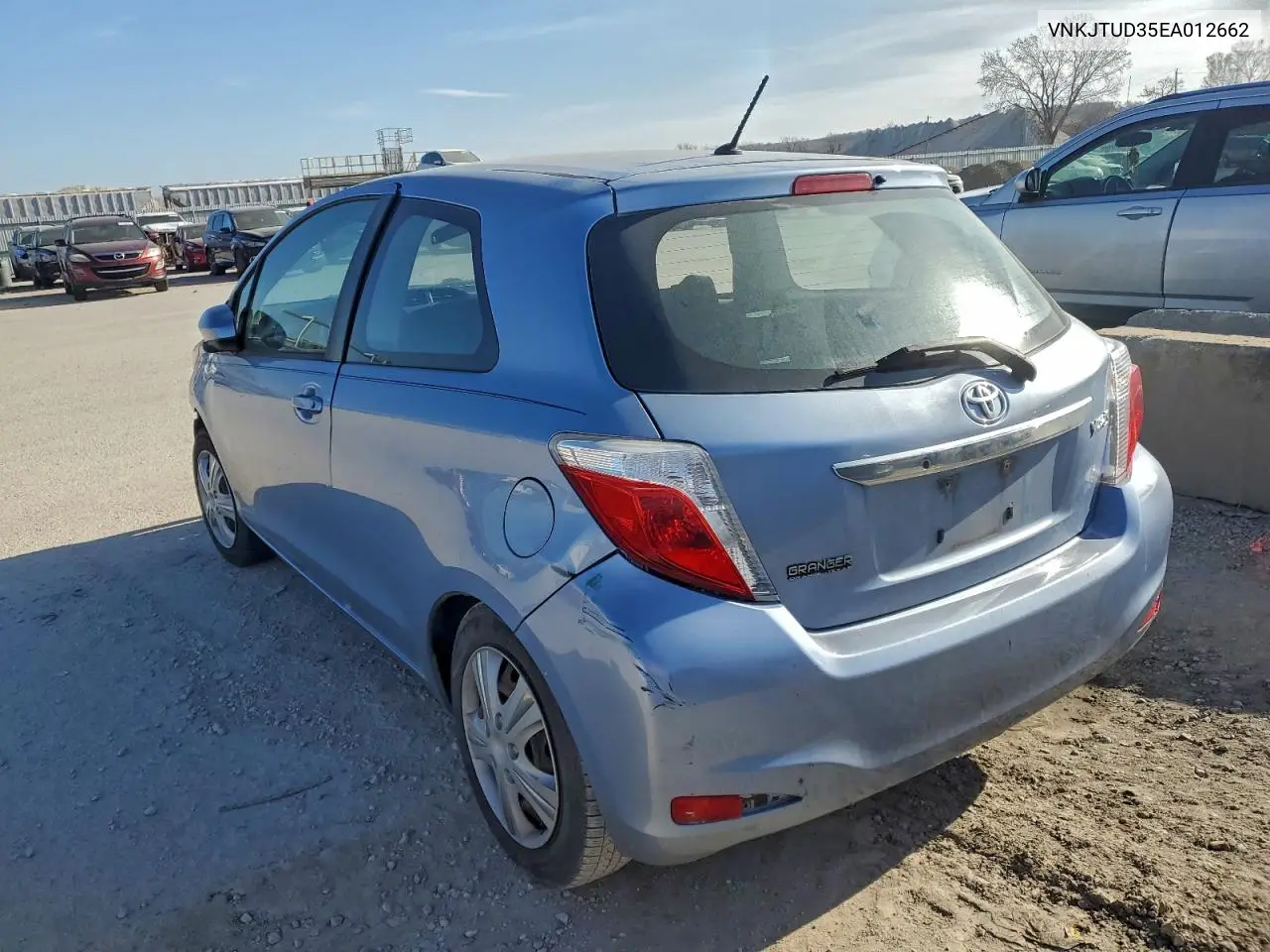 VNKJTUD35EA012662 2014 Toyota Yaris