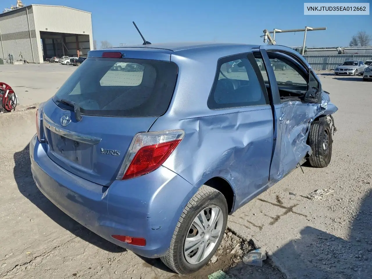 VNKJTUD35EA012662 2014 Toyota Yaris