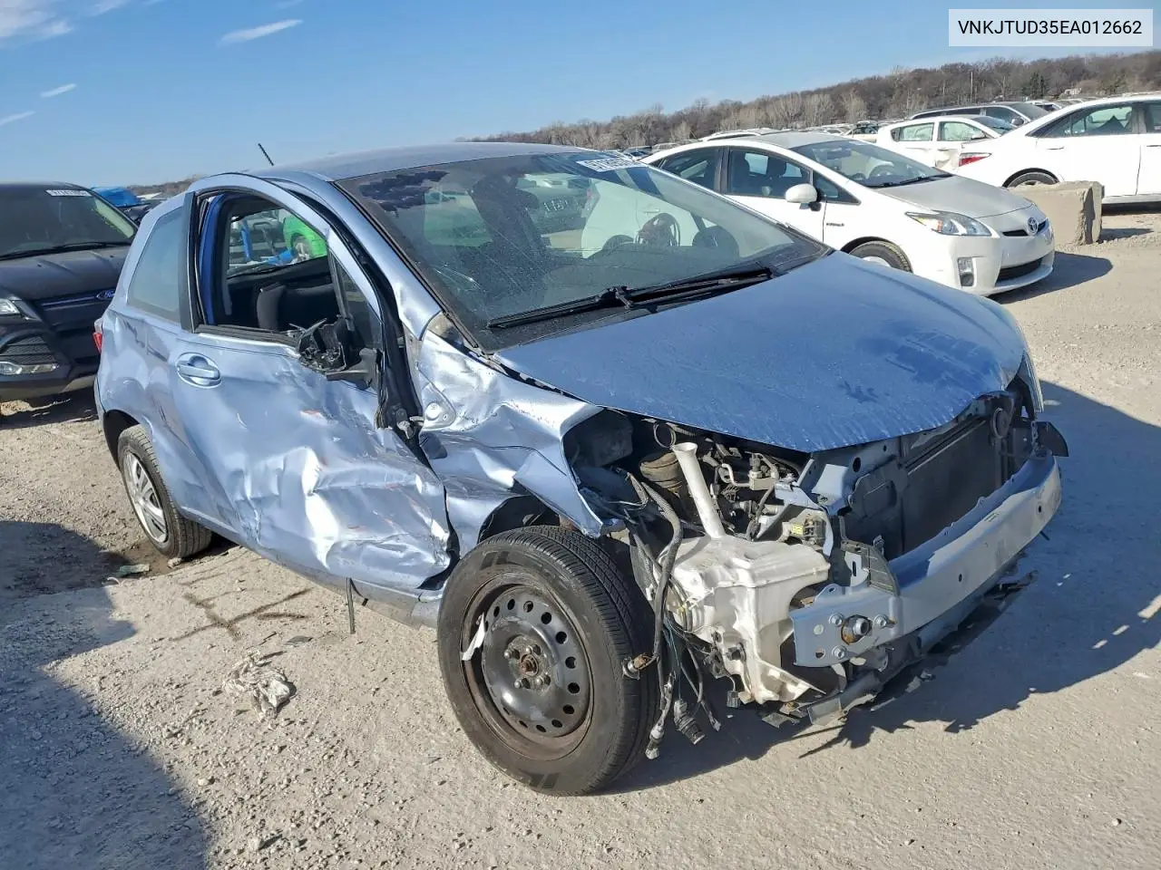 VNKJTUD35EA012662 2014 Toyota Yaris