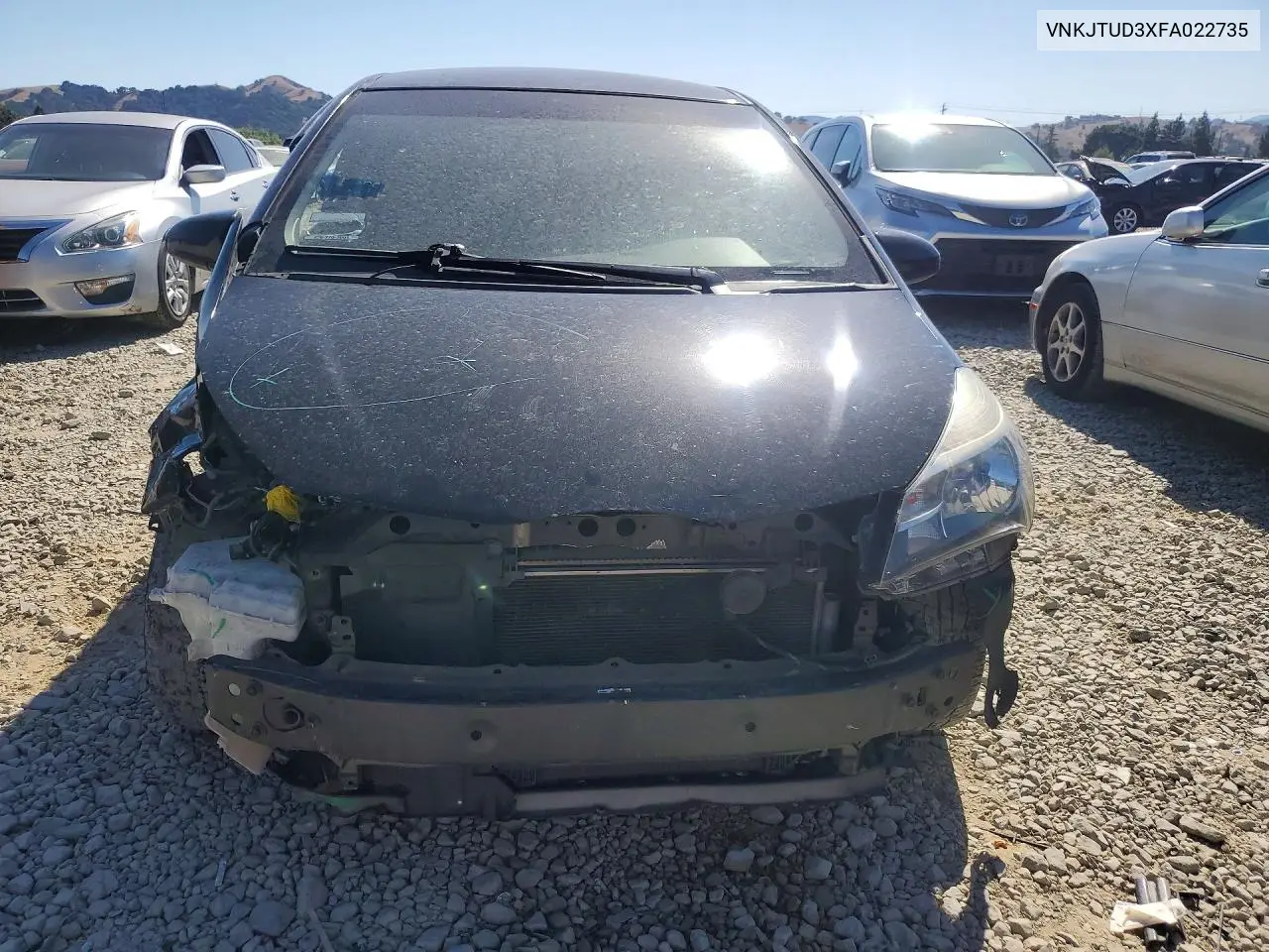 2015 Toyota Yaris 3-Door L VIN: VNKJTUD3XFA022735 Lot: 57889546