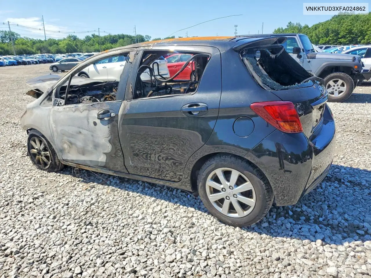2015 Toyota Yaris 5-Door Le VIN: VNKKTUD3XFA024862 Lot: 58560116