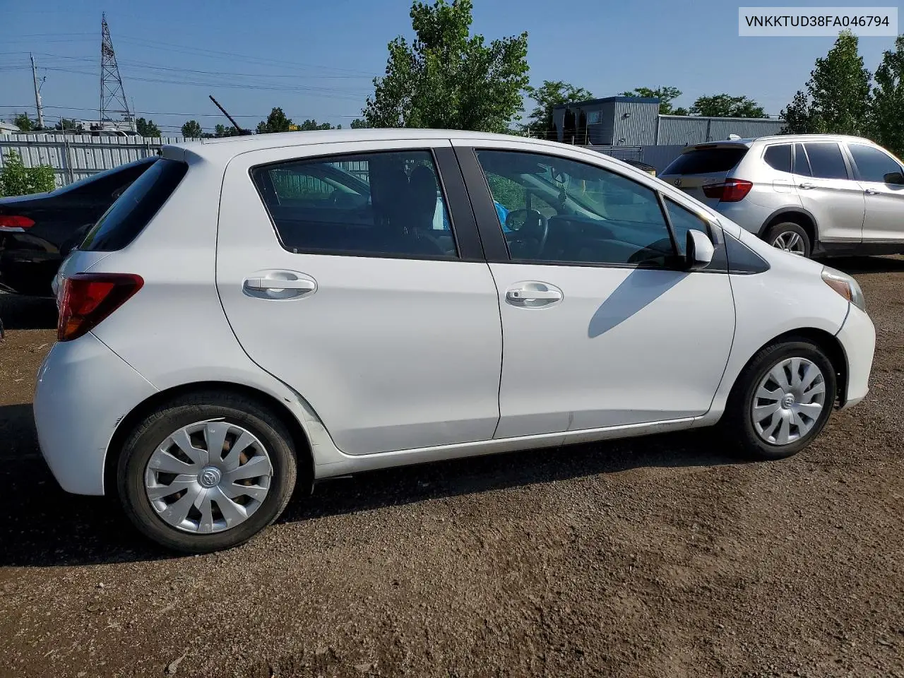 2015 Toyota Yaris VIN: VNKKTUD38FA046794 Lot: 59251446