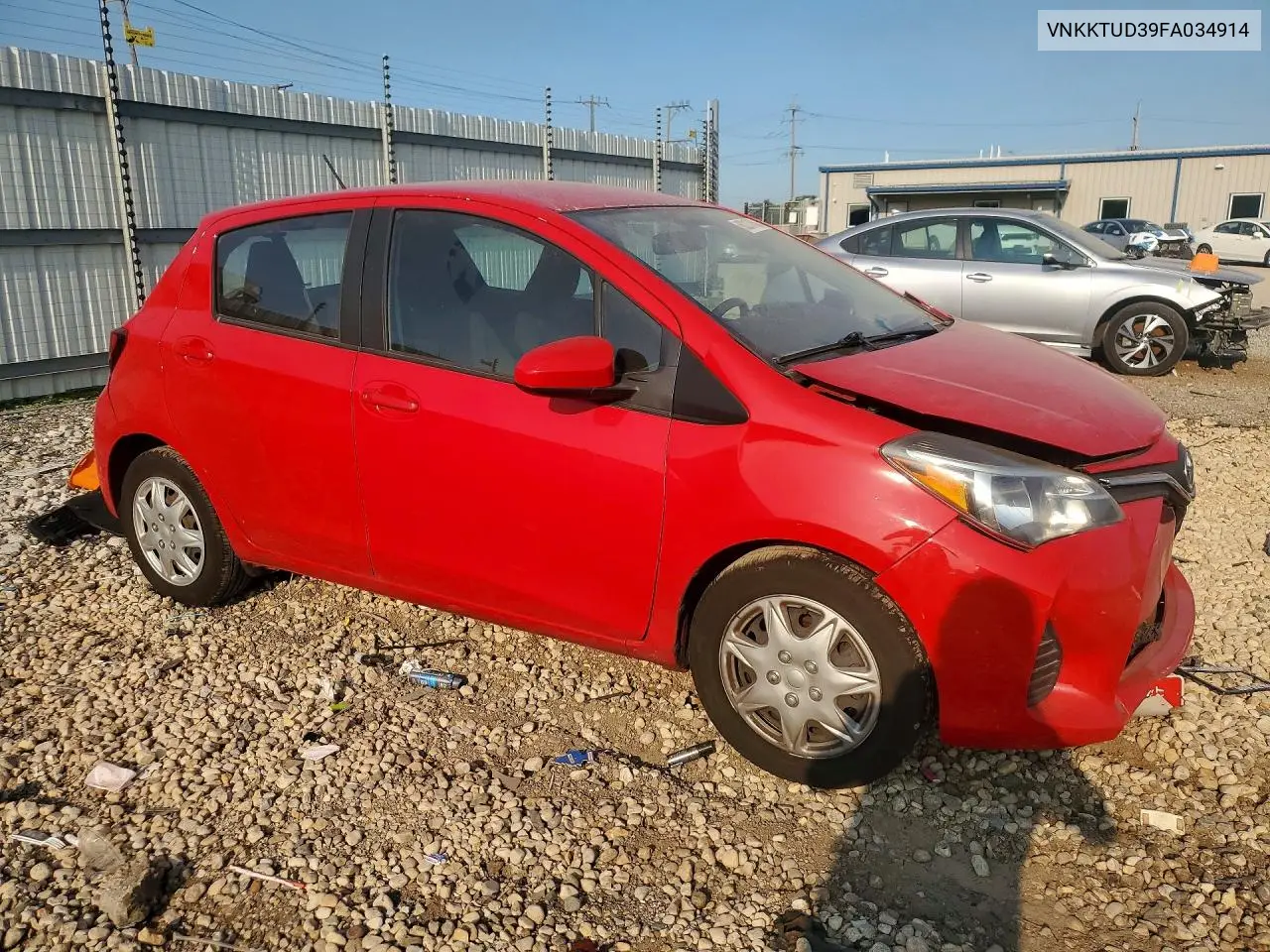 2015 Toyota Yaris 5-Door L VIN: VNKKTUD39FA034914 Lot: 60217456
