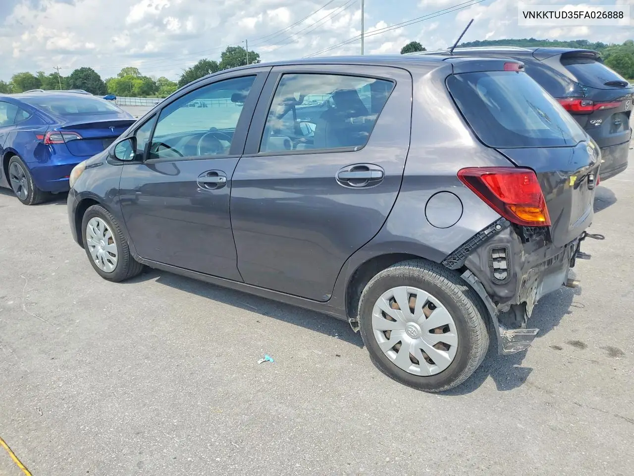 2015 Toyota Yaris 5-Door L VIN: VNKKTUD35FA026888 Lot: 60596736