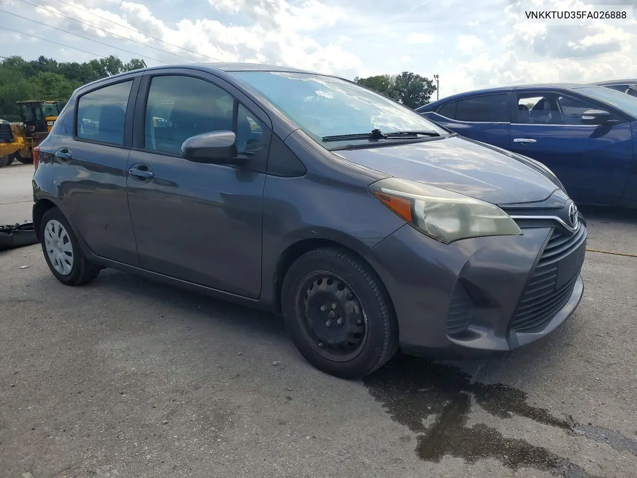 2015 Toyota Yaris 5-Door L VIN: VNKKTUD35FA026888 Lot: 60596736