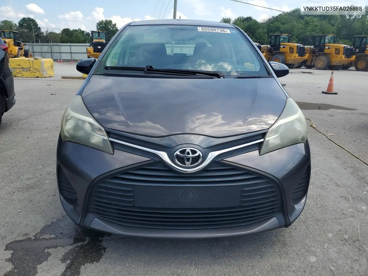 2015 Toyota Yaris 5-Door L VIN: VNKKTUD35FA026888 Lot: 60596736