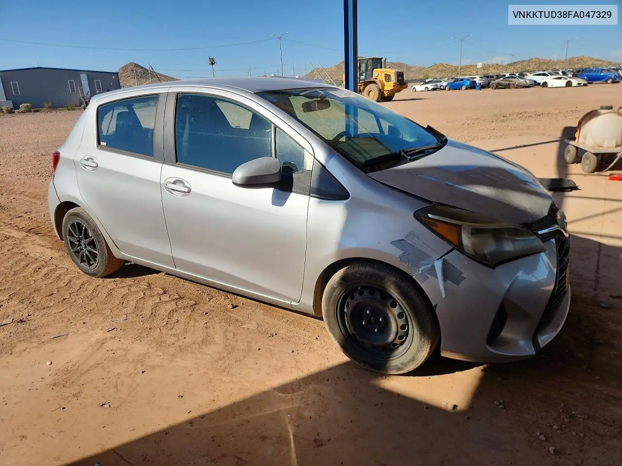 2015 Toyota Yaris 5-Door L VIN: VNKKTUD38FA047329 Lot: 60723006