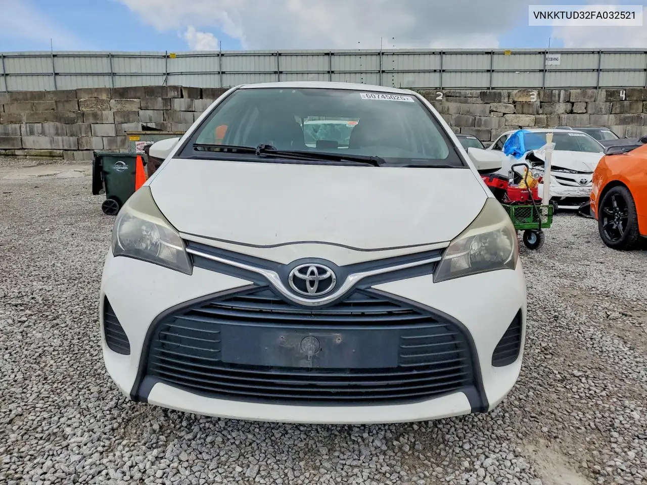2015 Toyota Yaris 5-Door L VIN: VNKKTUD32FA032521 Lot: 60745026