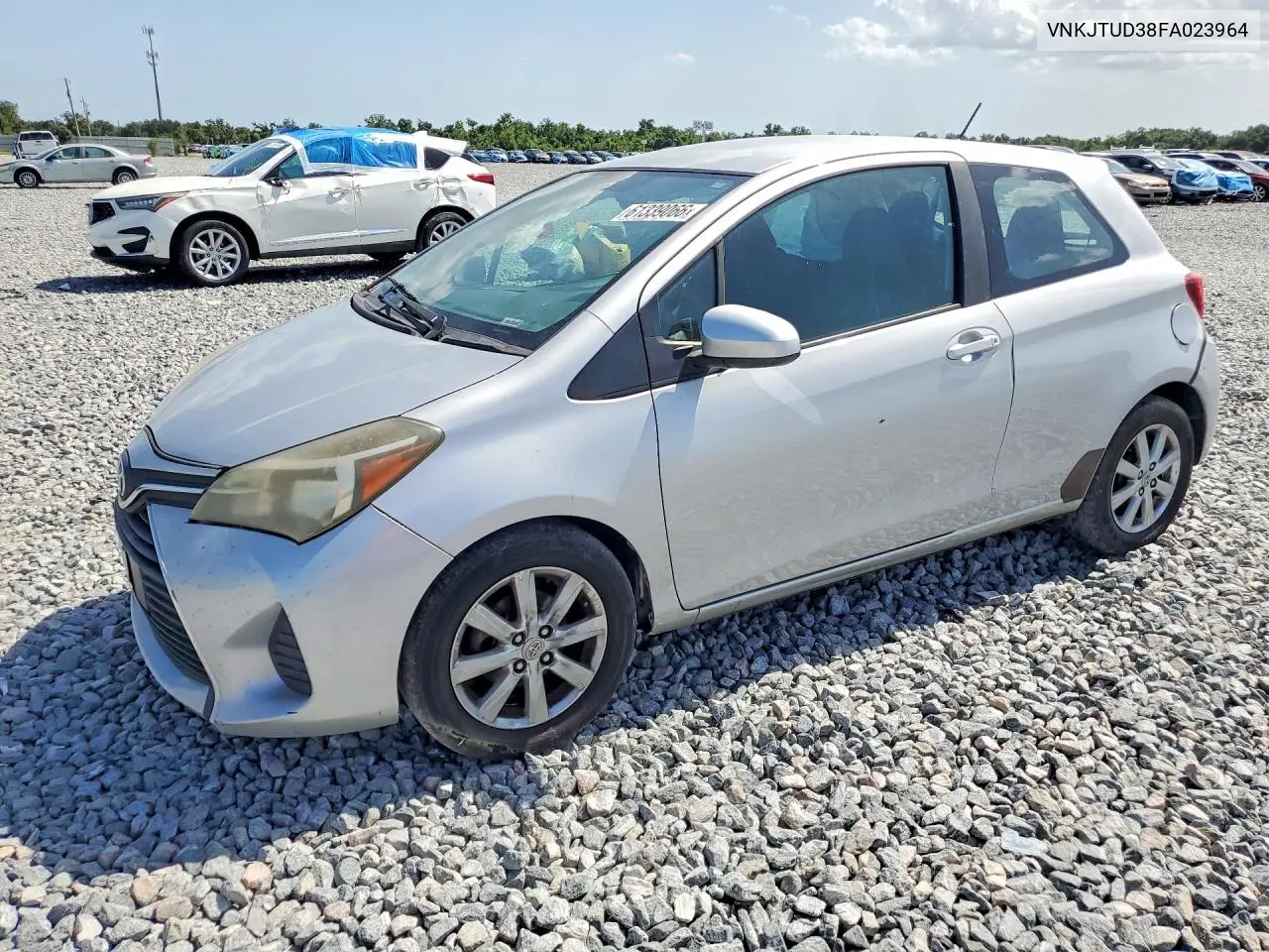2015 Toyota Yaris 3-Door Le VIN: VNKJTUD38FA023964 Lot: 61339066