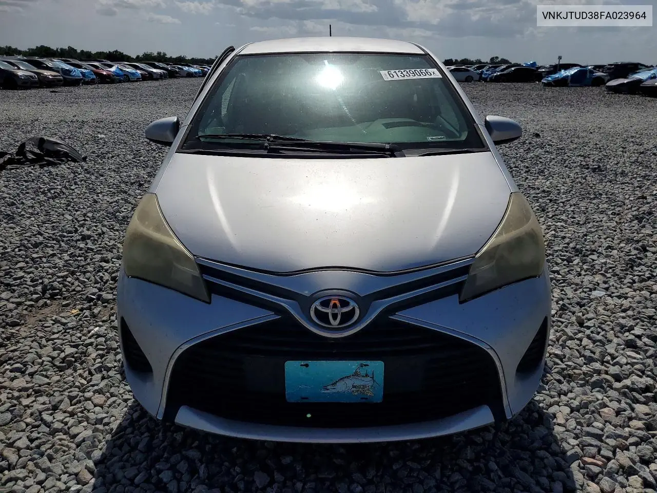 2015 Toyota Yaris 3-Door Le VIN: VNKJTUD38FA023964 Lot: 61339066