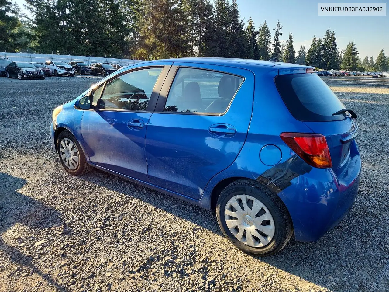 2015 Toyota Yaris 5-Door L VIN: VNKKTUD33FA032902 Lot: 61780246