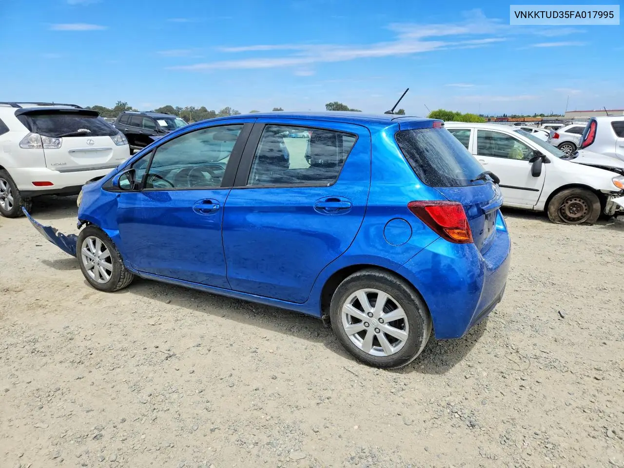 2015 Toyota Yaris 5-Door Le VIN: VNKKTUD35FA017995 Lot: 61947206