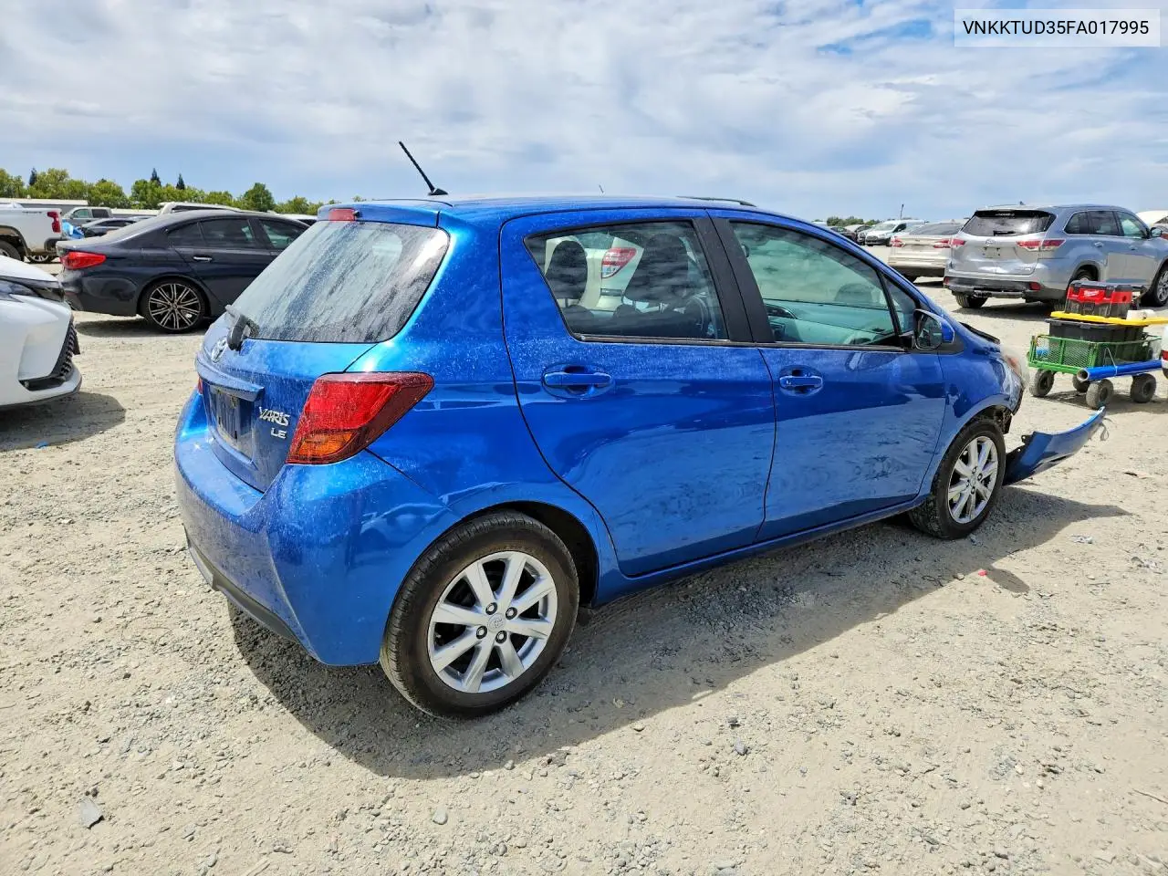 2015 Toyota Yaris 5-Door Le VIN: VNKKTUD35FA017995 Lot: 61947206