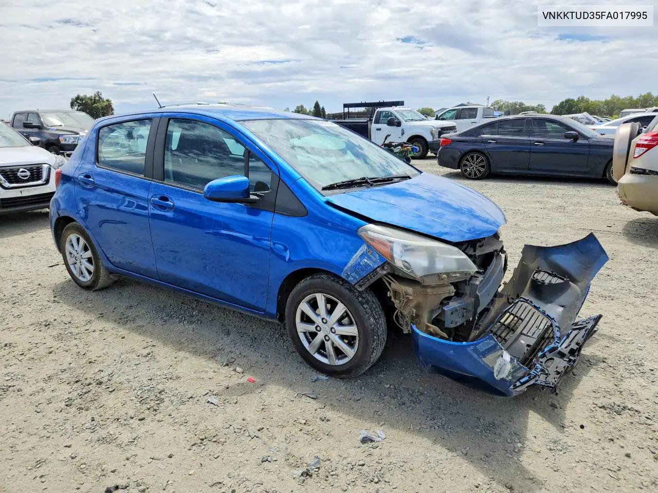 2015 Toyota Yaris 5-Door Le VIN: VNKKTUD35FA017995 Lot: 61947206