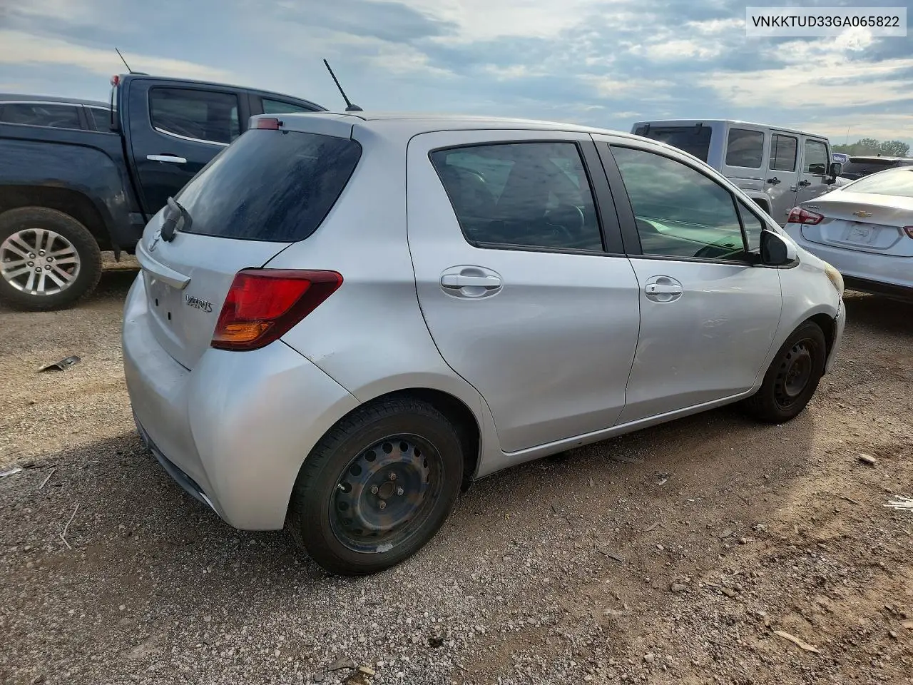 2016 Toyota Yaris 5-Door L VIN: VNKKTUD33GA065822 Lot: 60436556