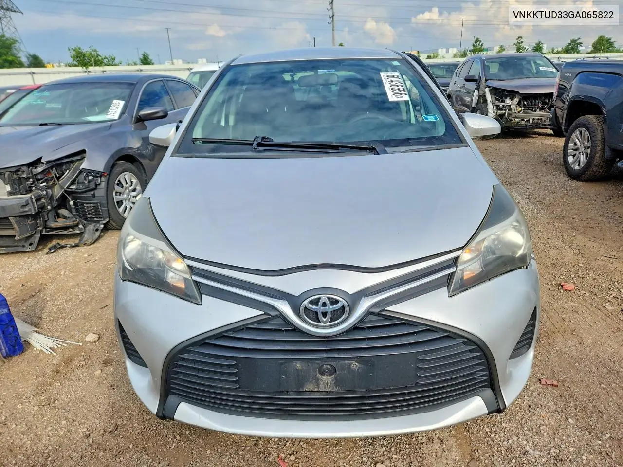 2016 Toyota Yaris 5-Door L VIN: VNKKTUD33GA065822 Lot: 60436556