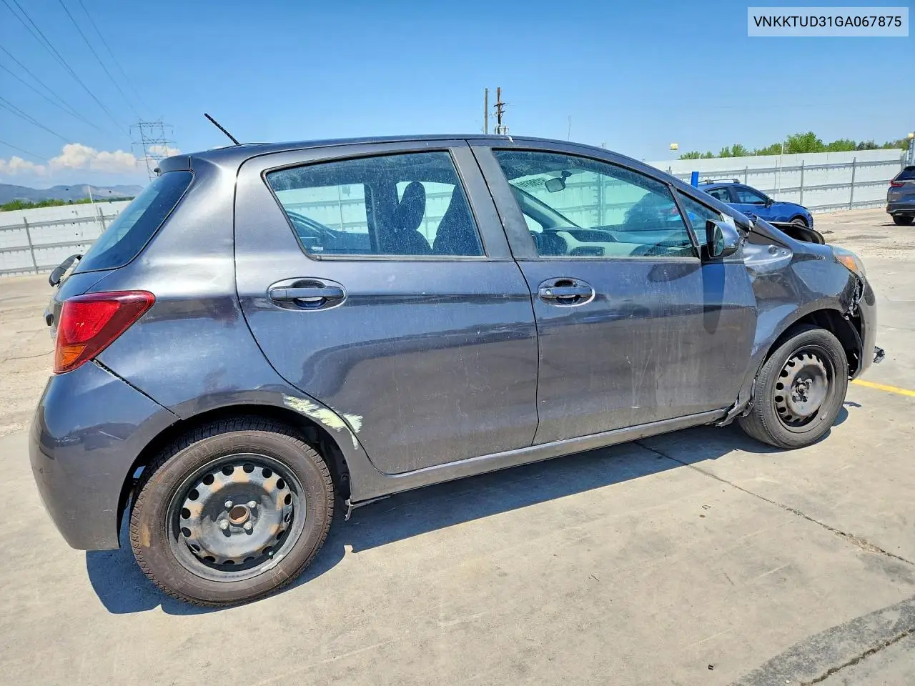 2016 Toyota Yaris 5-Door L VIN: VNKKTUD31GA067875 Lot: 61286616