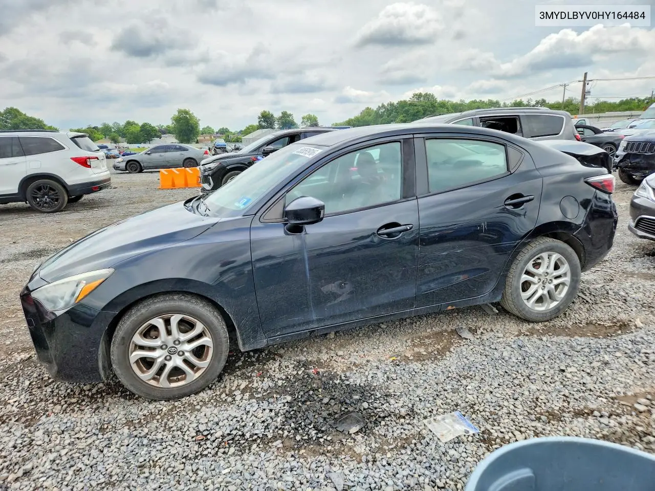 2017 Toyota Yaris Ia Base VIN: 3MYDLBYV0HY164484 Lot: 58551916